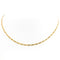 Collier Collier maille Figaro en or jaune 18 carats 58 Facettes 2201482CN