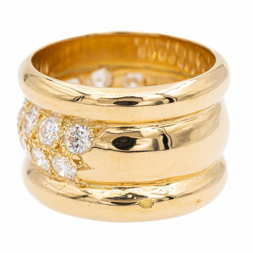 Bague 53 Bague Bandeau Or jaune Diamant 58 Facettes 2201583CN