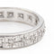 Bague 53 Bague Alliance Or blanc Diamant 58 Facettes 2201713CN