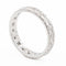 Bague 53 Alliance - Bague en or blanc 18 carats et diamants 58 Facettes 2201713CN