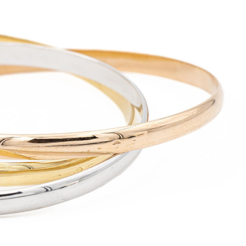 Bracelet Bracelet 3 ors Or blanc, Or jaune, Or rose 58 Facettes 2201733CN
