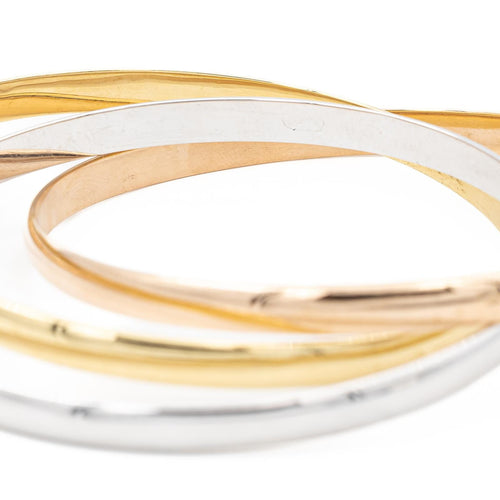 Bracelet Bracelet 3 ors Or blanc, Or jaune, Or rose 58 Facettes 2201733CN