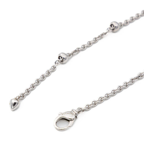 Collier Bulgari - Collier maille forçat en or blanc 18 carats 58 Facettes 2201964CN