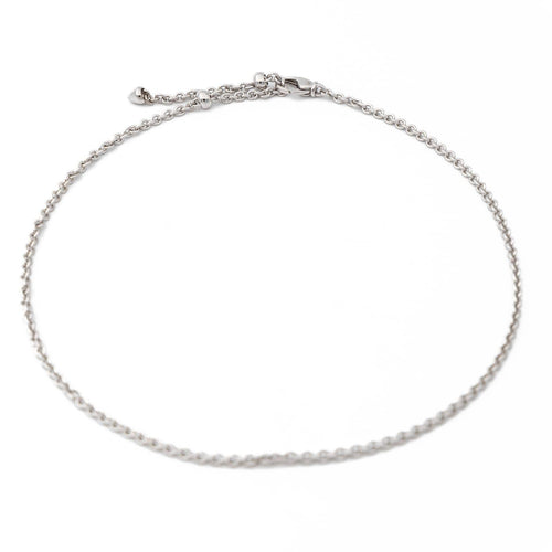 Collier Bulgari Collier Maille forçat  Or blanc 58 Facettes 2201964CN