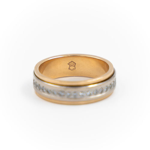 Bague 53 Bague Alliance Or rose, Or blanc Diamant 58 Facettes 2201988CN