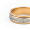 Bague 54 Alliance - Bague en or blanc et or rose 18 carats avec diamants 58 Facettes 2201988CN