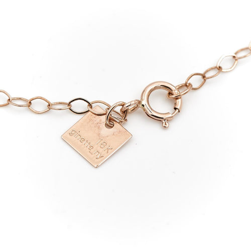Bracelet Ginette NY Bracelet Little Circle Or rose 58 Facettes 2203309CN