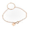 Bracelet Ginette NY Little Circle - Bracelet en or rose 18 carats 58 Facettes 2203309CN
