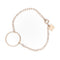 Bracelet Ginette NY Little Circle - Bracelet en or rose 18 carats 58 Facettes 2203309CN