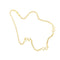 Collier Collier à nœuds en or jaune 18 kt, 42 cm 58 Facettes 22063