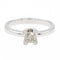 Bague 58 Bague Solitaire Or blanc Diamant 58 Facettes 2208894CN