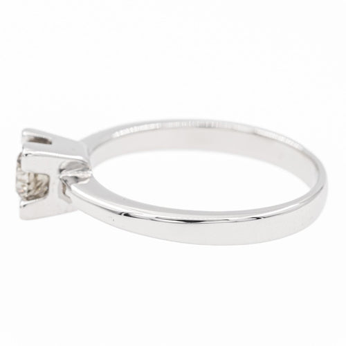 Bague 58 Bague solitaire en or blanc 18 carats et diamants 58 Facettes 2208894CN