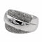 Bague 56 Bague bandeau en or blanc 18 carats sertie de diamants 58 Facettes 2217819CN