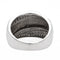 Bague 56 Bague bandeau en or blanc 18 carats sertie de diamants 58 Facettes 2217819CN