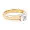 Bague 53 Bague en or jaune et or blanc 18 carats sertie d’un diamant 58 Facettes 2218648CN