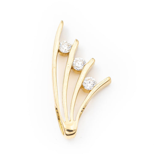 Pendentif Pendentif en or jaune 18 carats avec diamants 58 Facettes 2218831CN