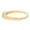 Bague 58.5 Bague Demi alliance Or jaune Diamant 58 Facettes 2225491CN