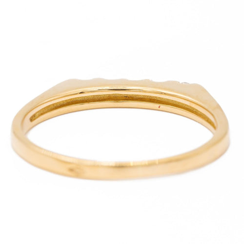 Bague 58.5 Bague Demi alliance Or jaune Diamant 58 Facettes 2225491CN