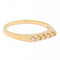 Bague 58.5 Bague Demi alliance Or jaune Diamant 58 Facettes 2225491CN