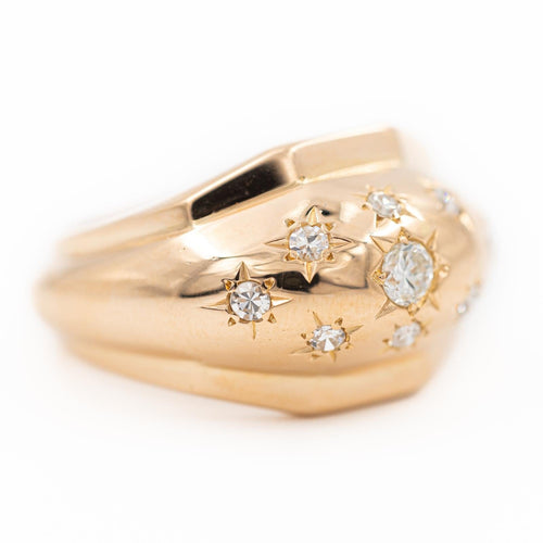 Bague 55 Bague Boule Or rose Diamant 58 Facettes 2229026CN