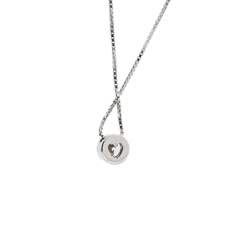 Collier Collier solitaire - Chaîne vénitienne en or blanc 18 ct et diamant 0,50 ct 58 Facettes 22378