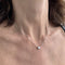 Collier Collier solitaire - Chaîne vénitienne en or blanc 18 ct et diamant 0,50 ct 58 Facettes 22378