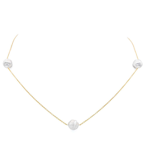 Collier Collier sautoir en or jaune et or blanc 18 carats 58 Facettes 2238631CN