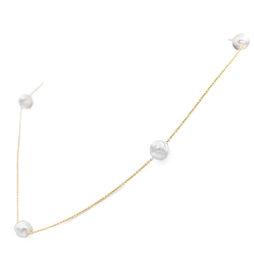 Collier Collier sautoir en or jaune et or blanc 18 carats 58 Facettes 2238631CN