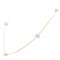 Collier Collier sautoir en or jaune et or blanc 18 carats 58 Facettes 2238631CN