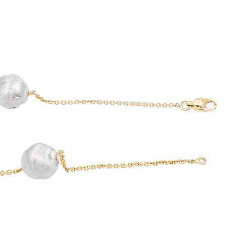 Collier Collier sautoir en or jaune et or blanc 18 carats 58 Facettes 2238631CN