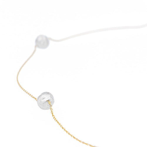 Collier Collier sautoir en or jaune et or blanc 18 carats 58 Facettes 2238631CN