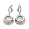 Boucles d'oreilles Chopard Happy Diamonds - Boucles d'oreilles en or blanc et diamants 58 Facettes 2238632CN