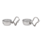 Boucles d'oreilles Chopard Happy Diamonds - Boucles d'oreilles en or blanc et diamants 58 Facettes 2238632CN
