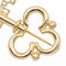 Broche Broche clé en or jaune 18 carats et diamants 58 Facettes 2238634CN