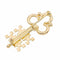 Broche Broche clé en or jaune 18 carats et diamants 58 Facettes 2238634CN