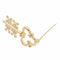 Broche Broche clé en or jaune 18 carats et diamants 58 Facettes 2238634CN