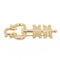 Broche Broche clé en or jaune 18 carats et diamants 58 Facettes 2238634CN