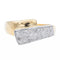 Bague 53 Bague en or jaune et or blanc 18 carats sertie de diamants 58 Facettes 2238742CN