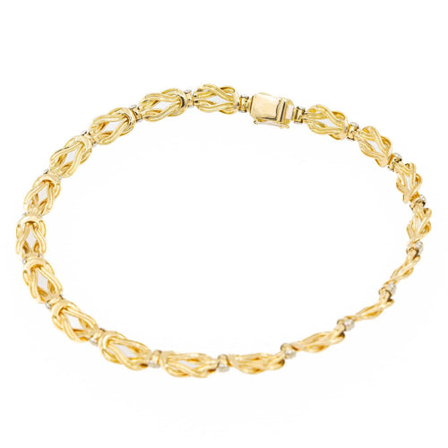 Collier Christofle - Collier motif nœud plat en or jaune et or blanc 58 Facettes 2238751CN