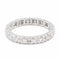 Bague 57 Bague Alliance Or blanc Diamant 58 Facettes 2242414CN