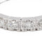 Bague 57 Bague Alliance Or blanc Diamant 58 Facettes 2242414CN