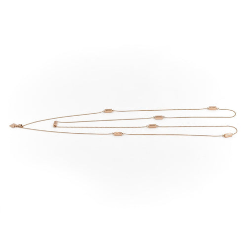 Collier Ginette NY - Collier sautoir en or rose 18 carats 58 Facettes 2246427CN