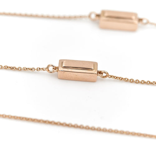 Collier Ginette NY - Collier sautoir en or rose 18 carats 58 Facettes 2246427CN