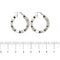 Boucles d'oreilles Boucles d’oreilles à bord ondulé en or blanc 18 ct 58 Facettes 22479