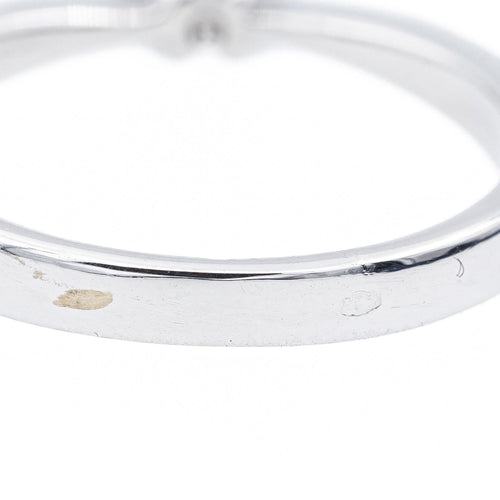 Bague 53 Diamani - Bague solitaire en or blanc 18 carats et diamants 58 Facettes 2259916CN