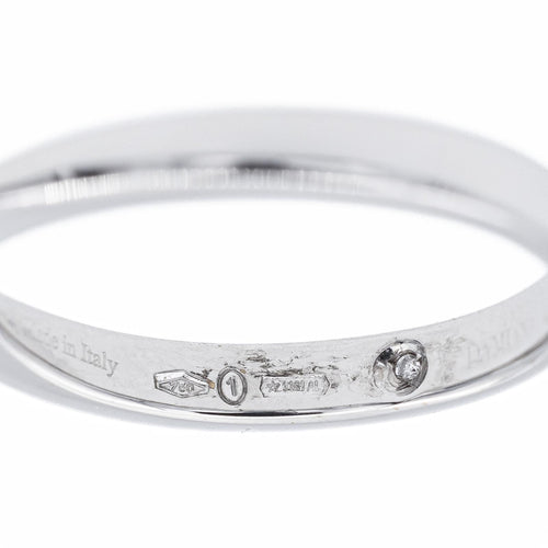 Bague 53 Diamani - Bague solitaire en or blanc 18 carats et diamants 58 Facettes 2259916CN