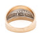Bague 58 Bague Or rose, Or blanc Diamant 58 Facettes 2264470CN