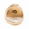 Bague 51 Bague rétro tourbillon en or jaune 18 carats et diamant 58 Facettes 2270589CN