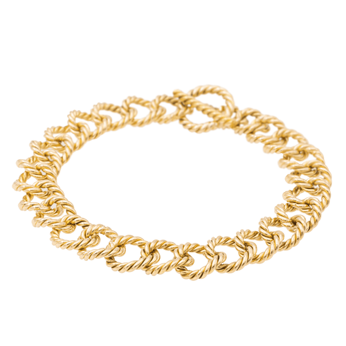 Bracelet Bracelet maille torsadée en or jaune 18 carats 58 Facettes 2270603CN