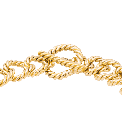 Bracelet Bracelet Maille torsadée Or jaune 58 Facettes 2270603CN